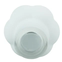 Foxy glas vase hvid 21 cm