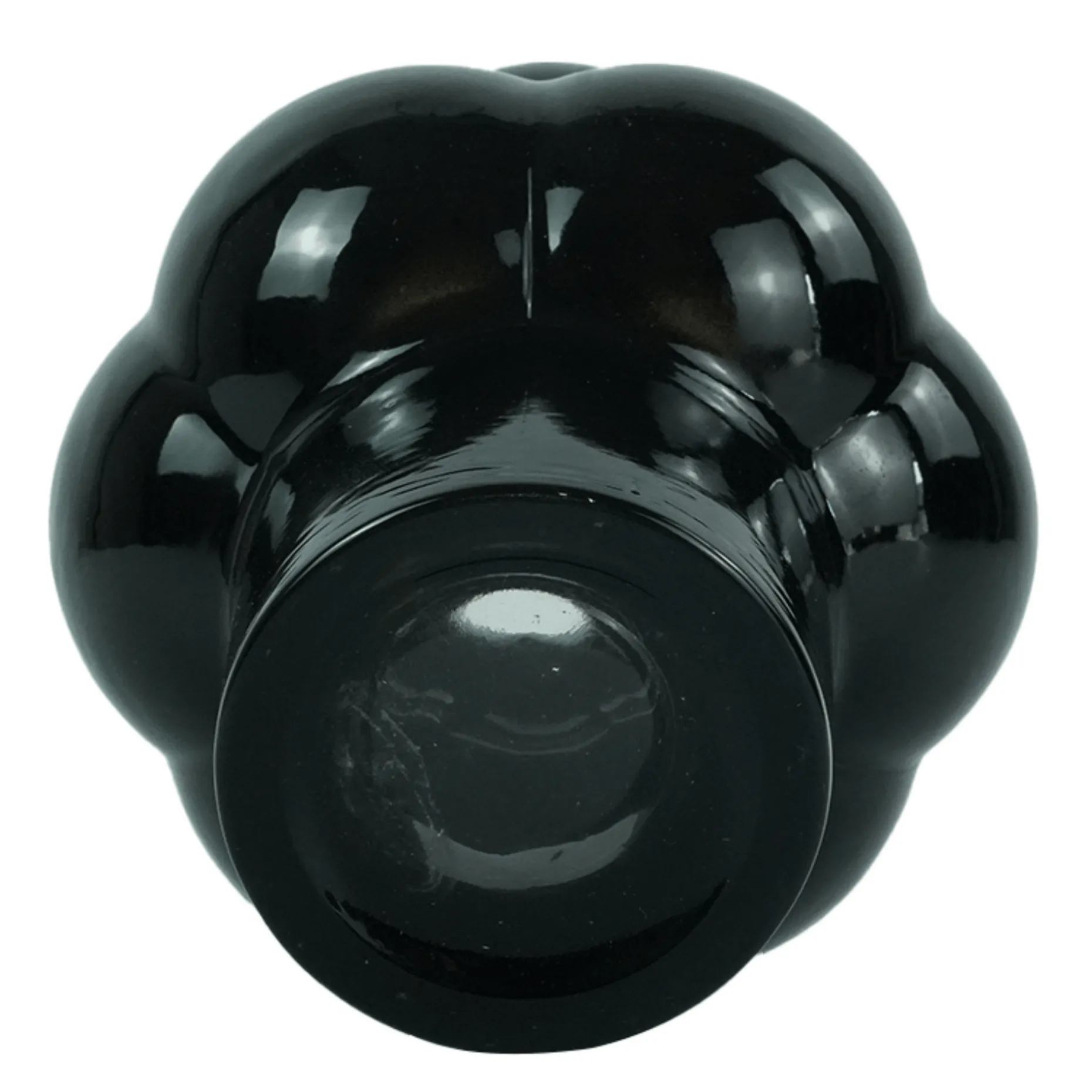 Foxy glas vase sort 21 cm