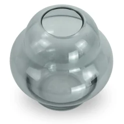 Gina glasvase røget 20 cm