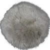 Ægte lammeskindshynde - Grå Ø40 cm