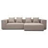 Hailey - Højrevendt chaiselong modulsofa i sand med 2 moduler L: 294 X D: 148 X H: 65 cm