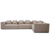 Hailey - Hjørnesofa modulsofa i sand med 4 moduler (Opstilling 2)  L: 368 X D: 247 X H: 65 Cm