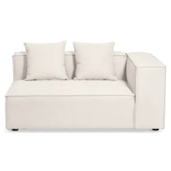 Hailey - Hjørnesofa modulsofa i beige med 4 moduler (Opstilling 1) L: 368 X D: 247 X H: 65 cm