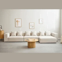 Hailey - Modulsofa I Beige Med 3 Moduler L: 415 X D: 100 X H: 65 cm