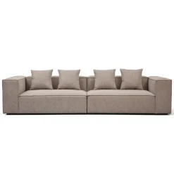 Hailey - Modulsofa i sand med 2 moduler L: 294 X D: 100 X H: 65 cm