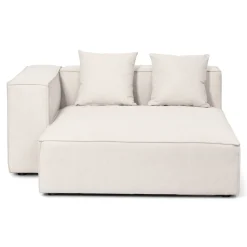 Hailey - Venstrevendt chaiselong modulsofa i beige med 2 moduler L: 294 X D: 148 X H: 65 cm