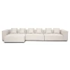 Hailey - Venstrevendt chaiselong modulsofa i beige med 3 moduler L: 415 X D: 148 X H: 65 cm
