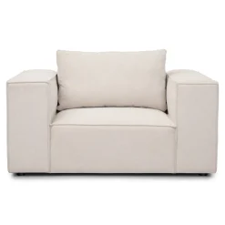 Hailey lænestol i beige L: 136 X D: 100 X H: 64 Cm