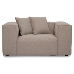 Hailey lænestol i sand L: 136 X D: 100 X H: 64 Cm