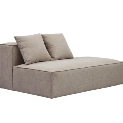 Hailey modul med halvt ryglæne højrevendt i sand L: 148 x D: 100 x H: 65 cm