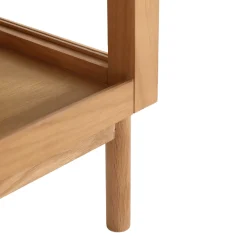 Havana egetræ vitrineskab med 2 låger - 180x40x100 cm