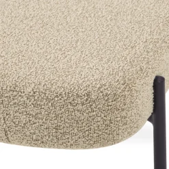 Helena bænk i beige boucle 100x36x43 cm