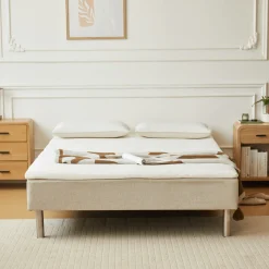 Henry hvid topmadras i PU-skum 140x200x4 cm