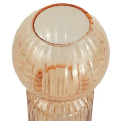 Hera glasvase ravfarvet 23 cm