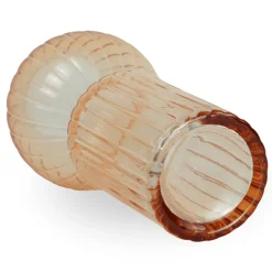 Hera glasvase ravfarvet 23 cm