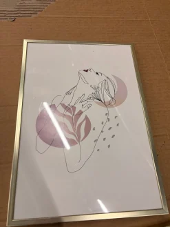 Ibi billedrammer bundle - 4 forskellige størrelser guld. Brudt emballage - se produktbeskrivelse (OU11773)