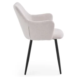 Isabella - spisebordsstol beige tekstil