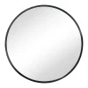 Julia Rundt Spejl Med sort Ramme Ø50 cm