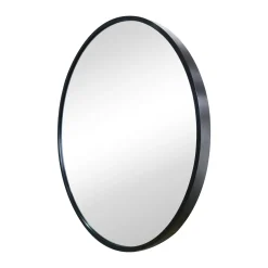 Julia Rundt Spejl Med sort Ramme Ø50 cm
