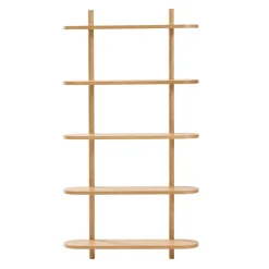Juliet væghylde i eg med 5 hylder H:140 x B:22 x B:75 cm