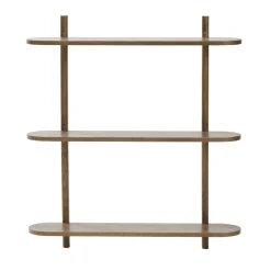 Juliet væghylde i røget eg med 3 hylder H:100 x D:22 x B:90 cm