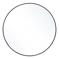 Kajsa rundt spejl med sort ramme Ø70 cm. Fejl/mærker - se produktbeskrivelse (OU11724)