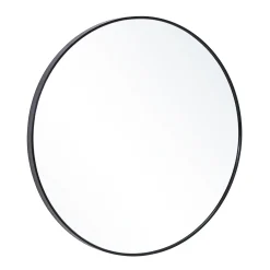 Kajsa rundt spejl med sort ramme Ø70 cm