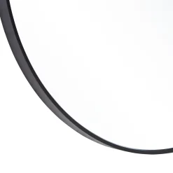 Kajsa rundt spejl med sort ramme Ø70 cm