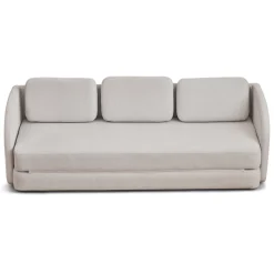 Katarina foldbar sovesofa beige L: 217 x D: 77/145 x H: 75 cm