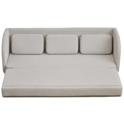 Katarina foldbar sovesofa beige L: 217 x D: 77/145 x H: 75 cm