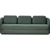 Katarina foldbar sovesofa grøn L: 217 x D: 77/145 x H: 75 cm
