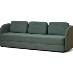 Katarina foldbar sovesofa grøn L: 217 x D: 77/145 x H: 75 cm