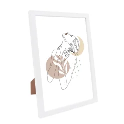 Lea billedramme 21x30 cm hvid
