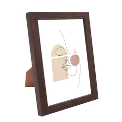 Lea billedramme 13x18 cm røget træ