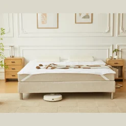 Leo hvid rullemadras 180x200 cm