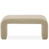 Lianna bænk i beige boucle 95x40x44 cm