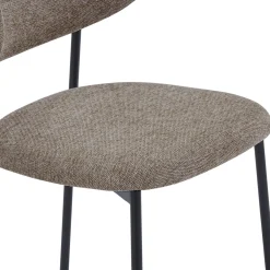 Lucinda Spisebordsstol - sand tekstil