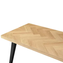 Madelina - sildebens sofabord i lakeret egetræsfiner 120 cm