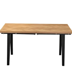 Madelina sildebensbord 150/240x90 cm  - Lakeret egefiner (Forberedt til tillægsplader)