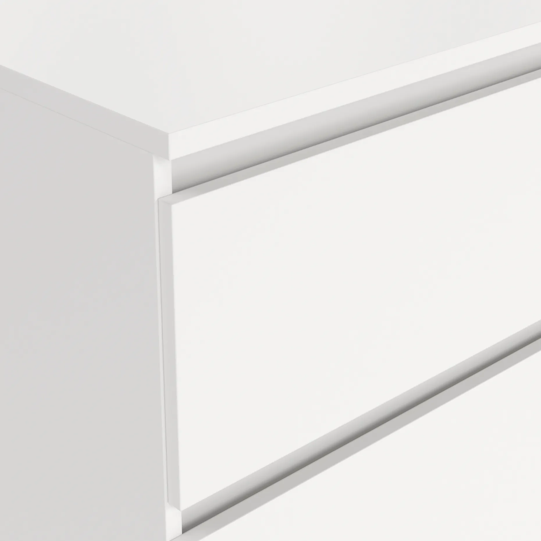 Maise kommode H:70 x B:138 x B:41 cm med 6 skuffer i hvid