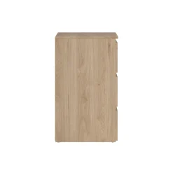 Maise kommode H:70 x B:138 x B:41 cm med 6 skuffer i egelook