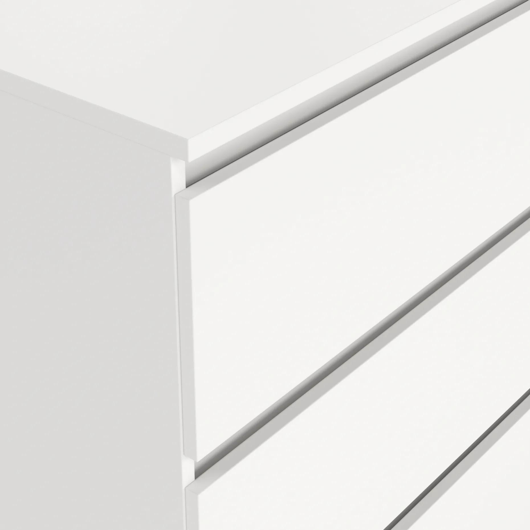 Maise kommode H:70 x B:70 x D:41 cm med 3 skuffer i hvid