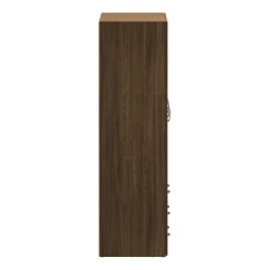 Malia garderobeskab røget egefarve 4 låger 3 skuffer