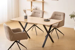 Marly Plankebord i egetræsfiner 150x80x75 cm