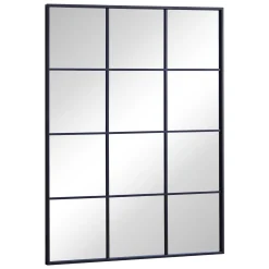 Melanie New yorker spejl sort 95x70 cm