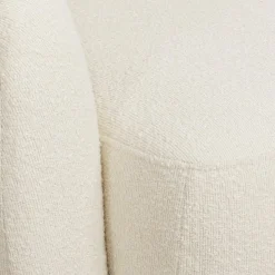 Melisa - lænestol i hvid boucle B: 92 D: 84 H: 66 cm