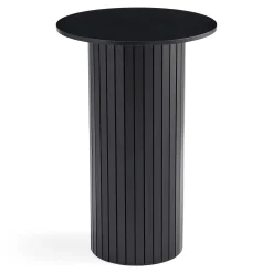 Milas rundt barbord i sort 80x105 cm