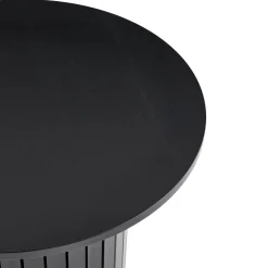 Milas rundt barbord i sort 80x105 cm