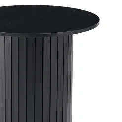 Milas rundt barbord i sort 80x105 cm