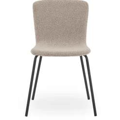 Miley spisebordsstol i beige boucle